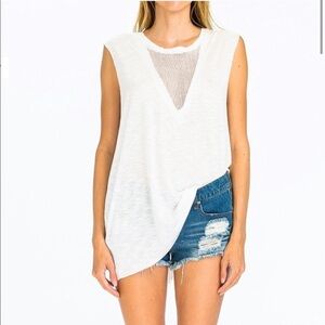 Olivaceous sleeveless knit tank top